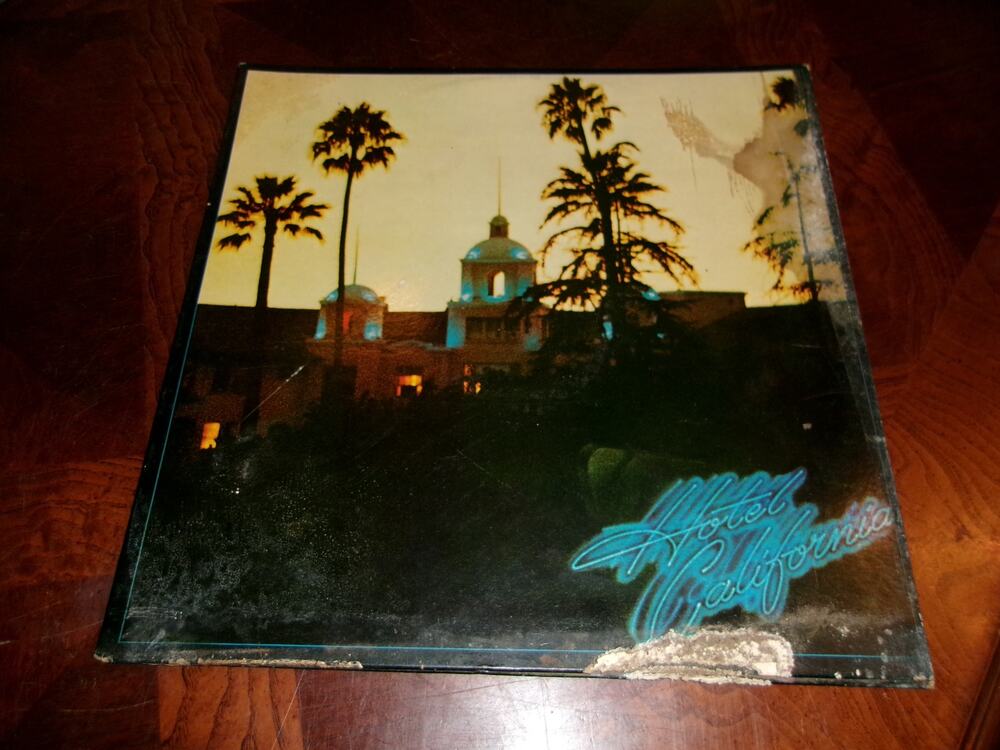 Eagles Hotel California Vinyl LP Asylum Records 1976 Classic Rock